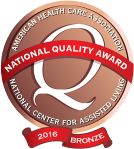 St. Otto's American Health Care Association National Quality Award 2016 Bronze